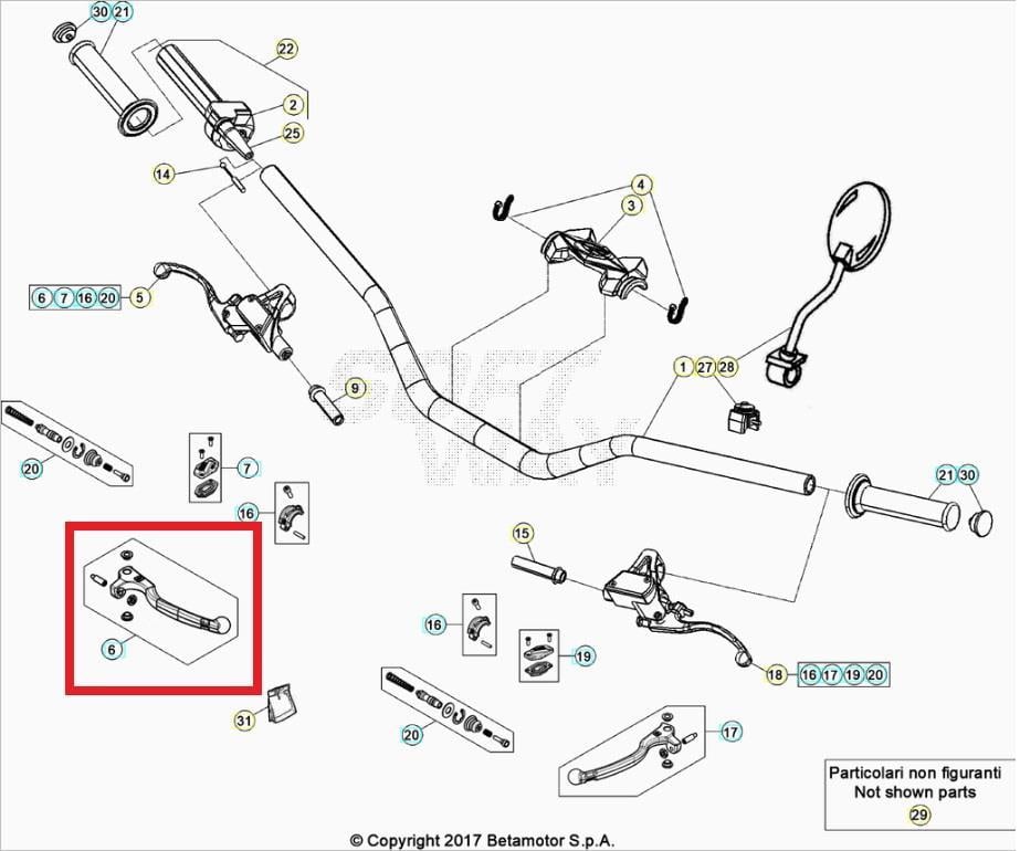 FR. BR. LEVER ASSY BETA ORJ YP B2