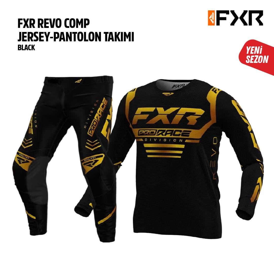 Fxr Altın Siyah Jersey Pantolon Takımı