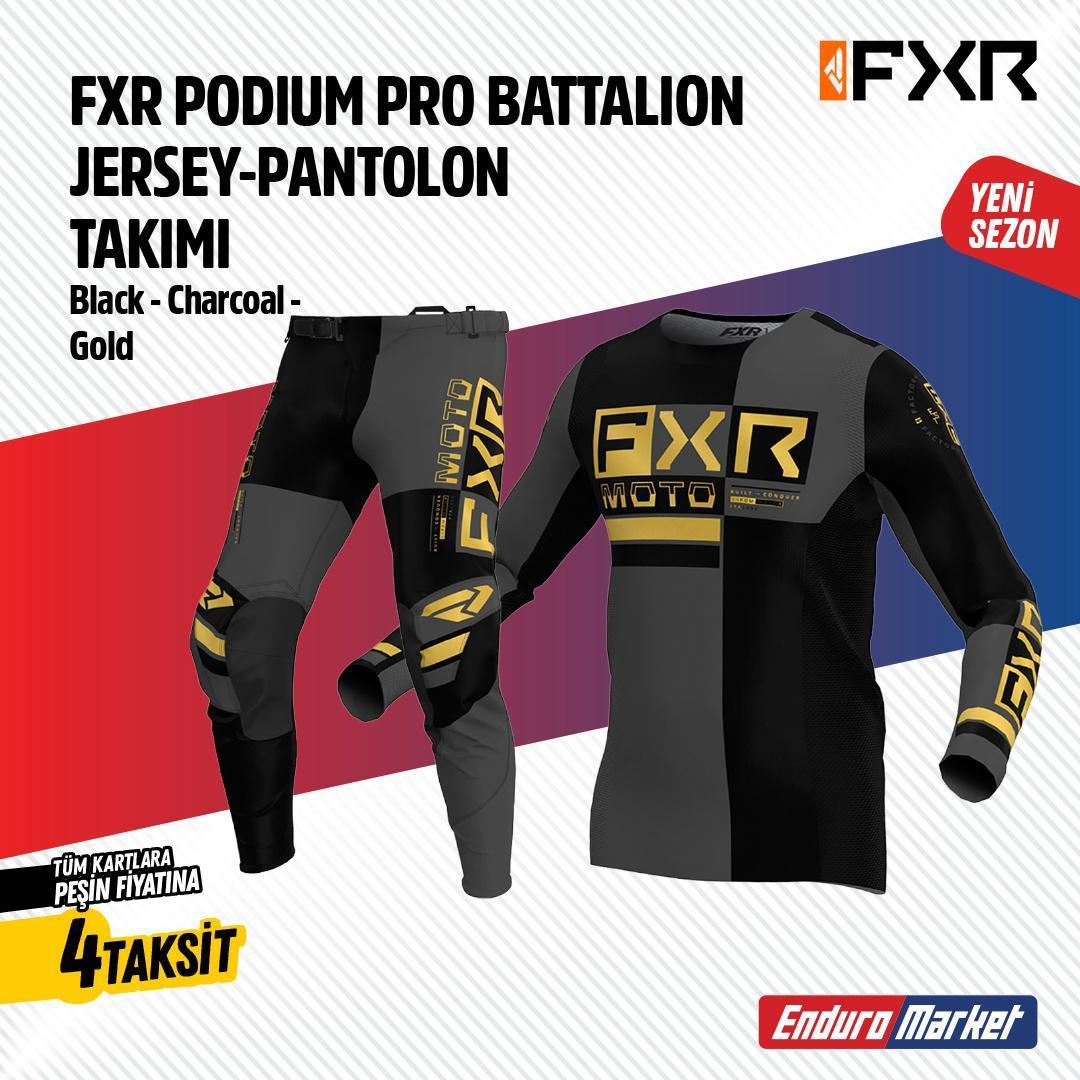 FXR SİYAH GRİ JERSEY PANTLON TAKIMI