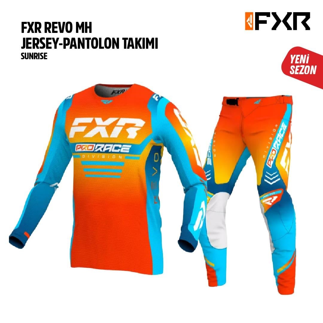 Fxr Turuncu Turkuaz Jersey Pantolon Takımı