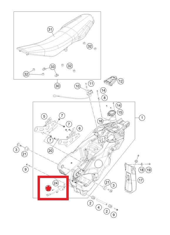 GAS LEVEL SENSOR KTM ORJ YP A5