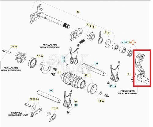 GEAR SHIFT LEVER BETA ORJ YP