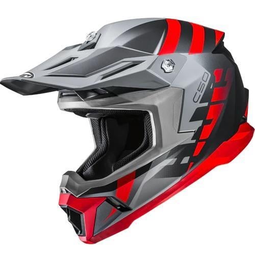 HJC C50 Siyah Kırmızı Motosiklet Kaskı
