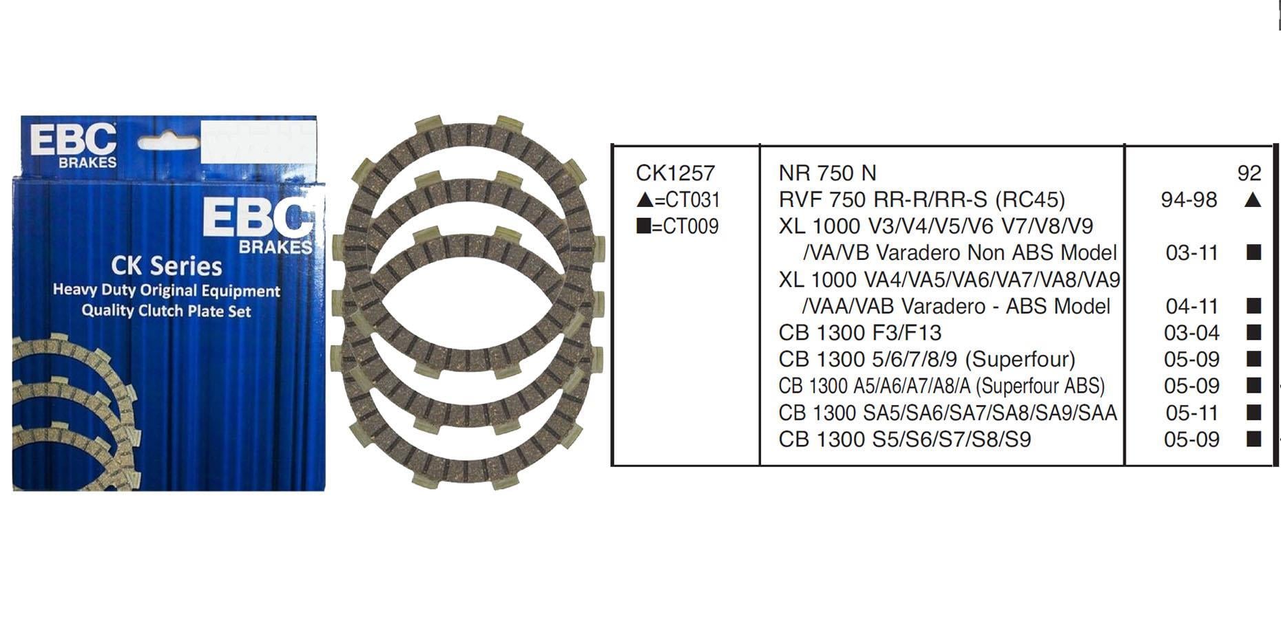 HON. XL1000 03-11 EBC DEBRİYAJ BALATASI