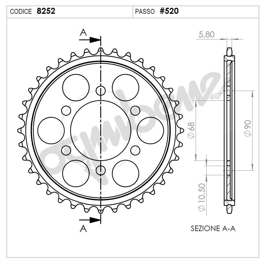 Honda Cb 300 R Ognıbene Arka Dişli 36T