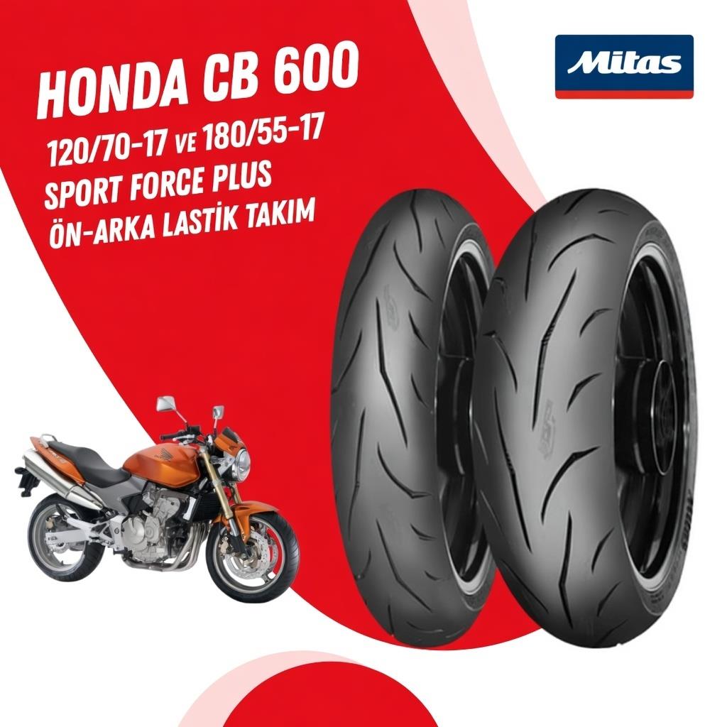 Honda Cb 600 Mitas Sport Force + Lastik Takımı