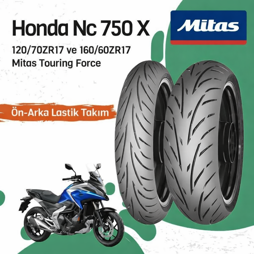 Honda Nc 750 X Mitas Tourıng Force Lastik Takımı