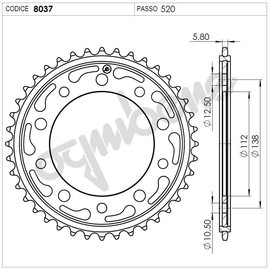 HONDA OGNIBENE ARKA DİŞLİ 41T
