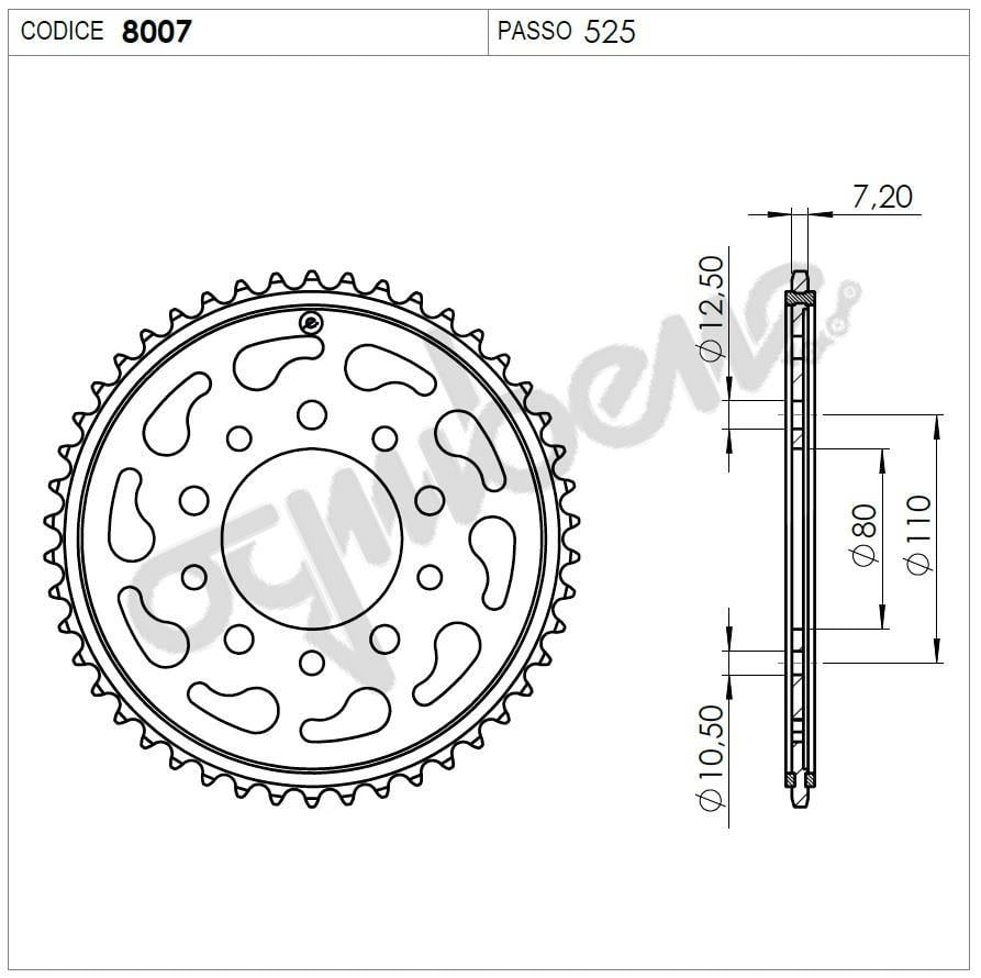 HONDA OGNIBENE ARKA DİŞLİ 44T