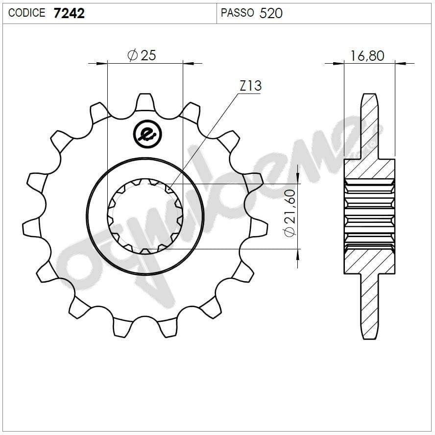 HONDA OGNIBENE ÖN DİŞLİ 15T