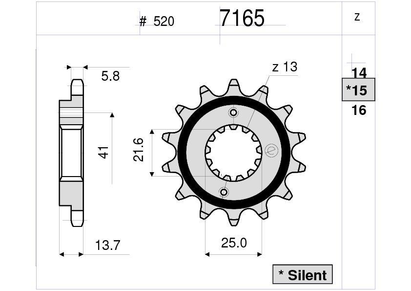 HONDA OGNIBENE ÖN DİŞLİ 15T
