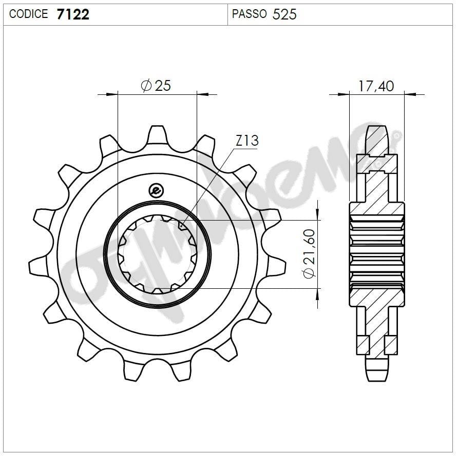 HONDA OGNIBENE ÖN DİŞLİ 15T