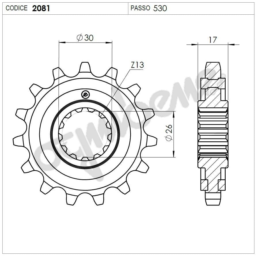 HONDA OGNIBENE ÖN DİŞLİ 16T