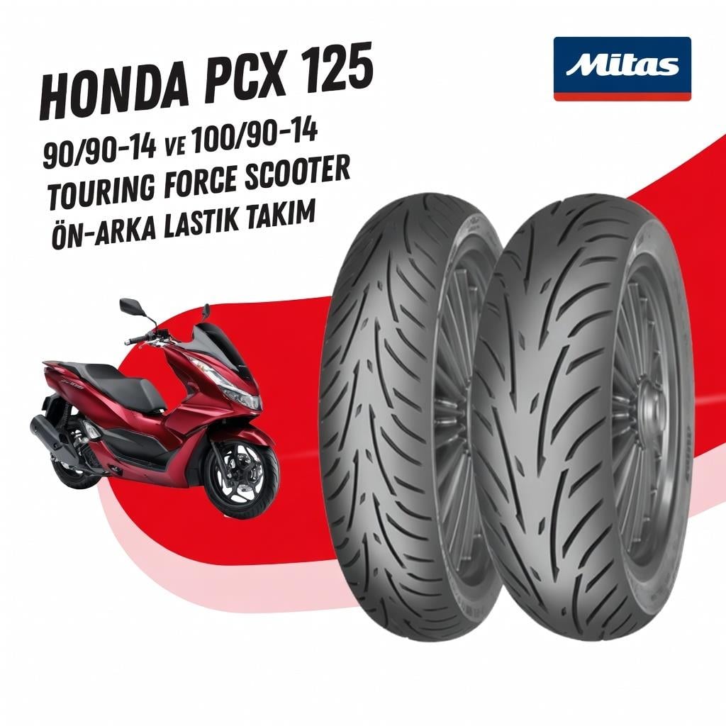Honda Pcx 125-155 Mitas Tourıng Force Sc Lastik Takımı