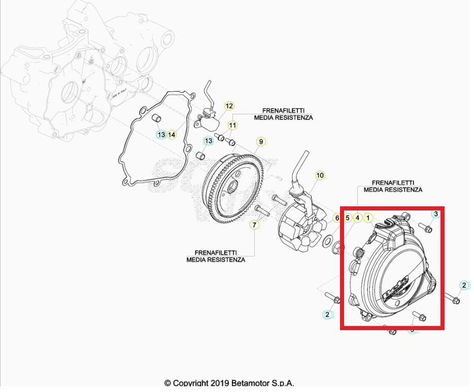 IGNITION COVER BETA ORJ YP