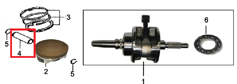 KAYO K2 PİSTON PİMİ