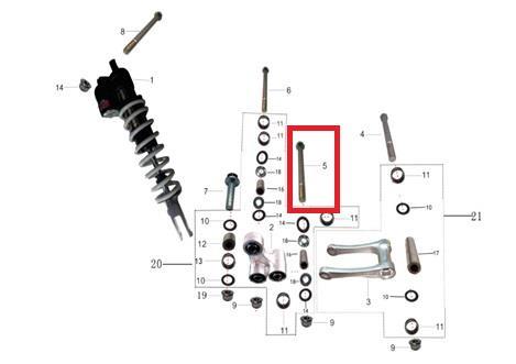KAYO KT 250 ARKA SALINCAK MİLİ 2