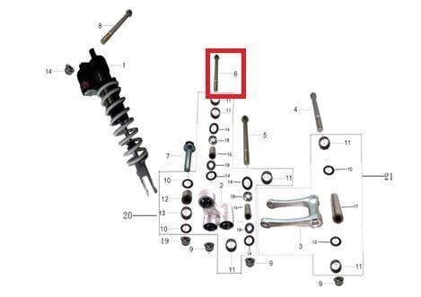 KAYO KT 250 ARKA SALINCAK MİLİ 3