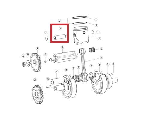 KAYO KT 250 PİSTON PİMİ