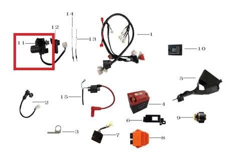 KAYO KT 250 - SERVO MOTOR   