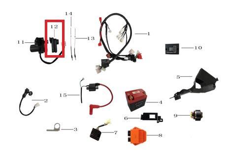 KAYO KT 250 SERVO MOTOR YUVASI