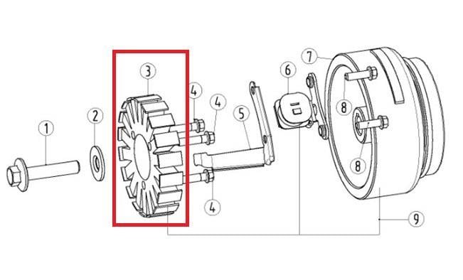 KAYO KT 250 STATOR KOMPLE