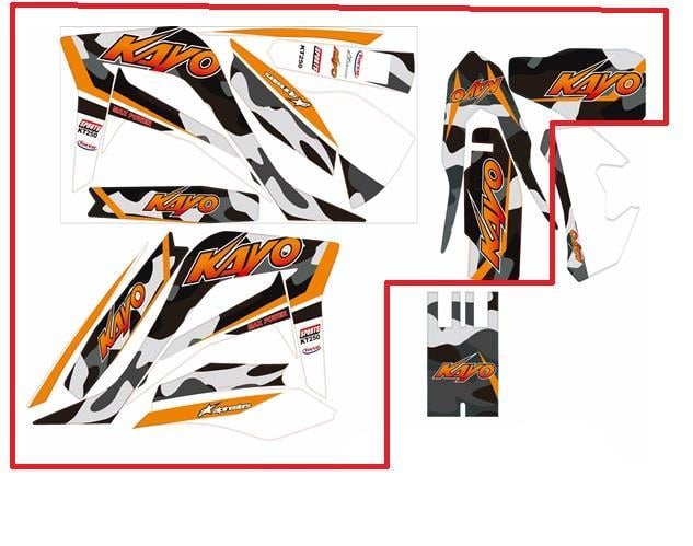 KAYO KT 250 STICKER SET