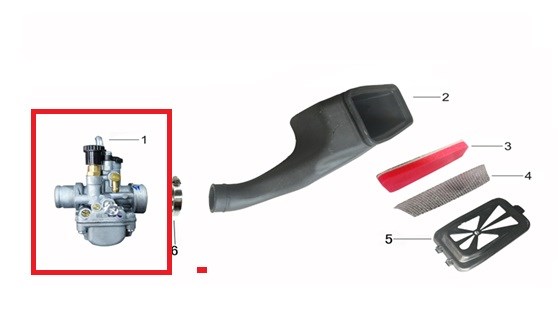 Kayo Kt 50 Mini Karbüratör D3
