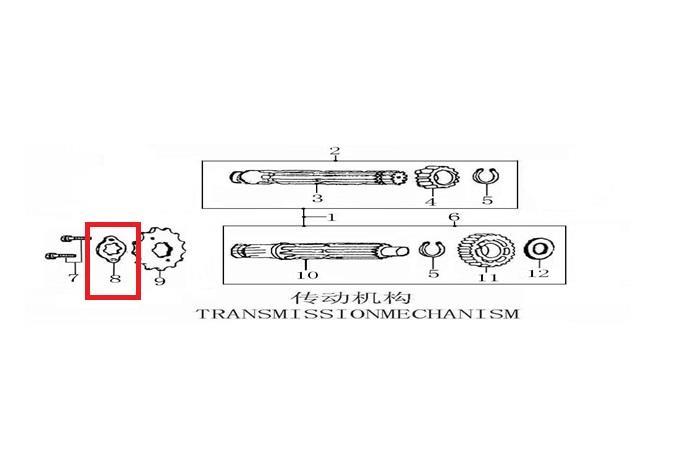 KAYO TS 90 3. VİTES DİŞLİ KARŞILIĞI