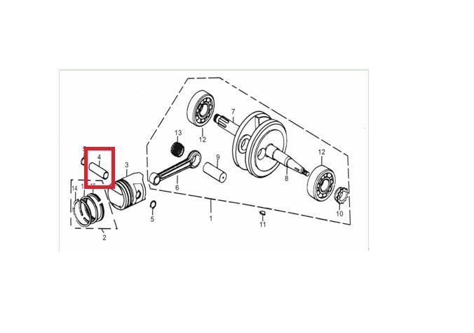 KAYO TS 90 PİSTON PİMİ