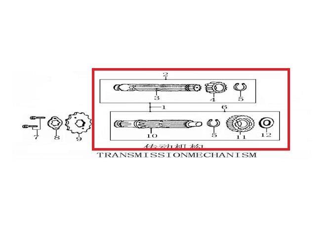 KAYO TS 90 ŞANZIMAN DİŞLİ SETİ