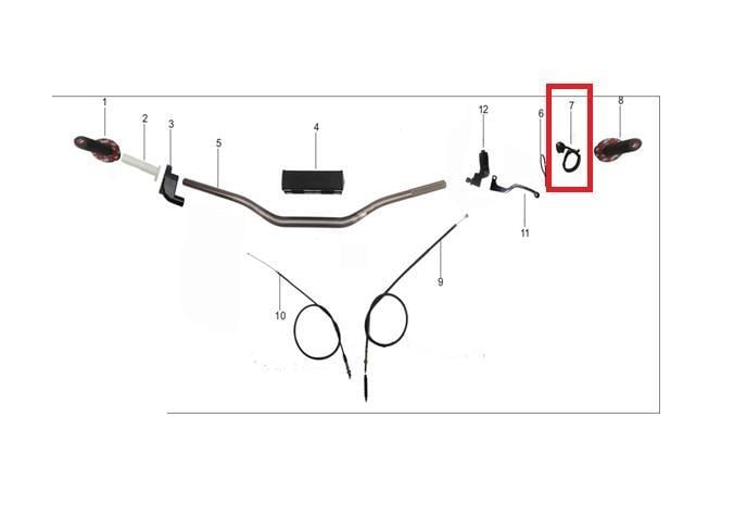 KAYO TT 190 R STOP DÜĞMESİ