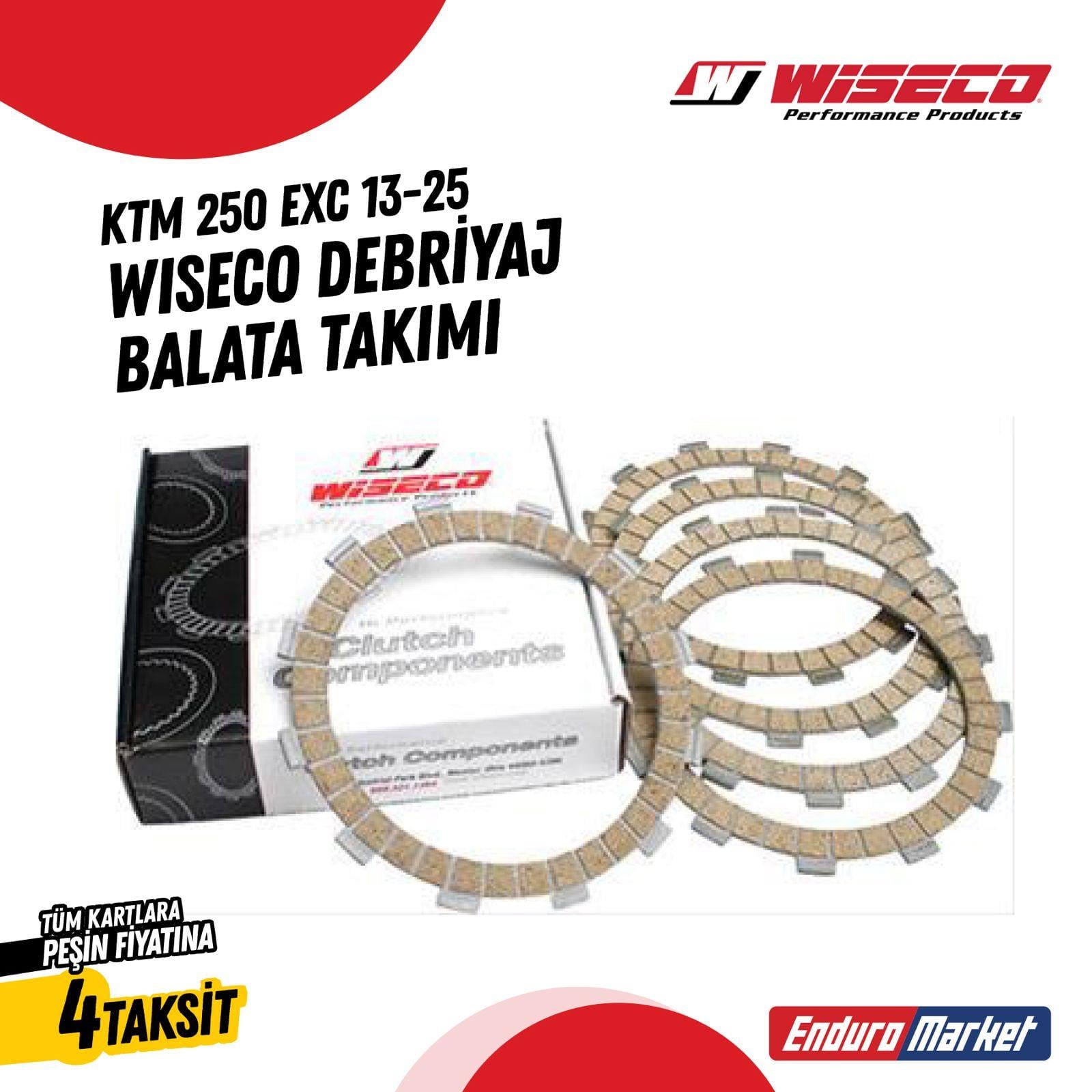 KTM 250 EXC 13-25 WISECO DEBRİYAJ BALATA TAKIMI