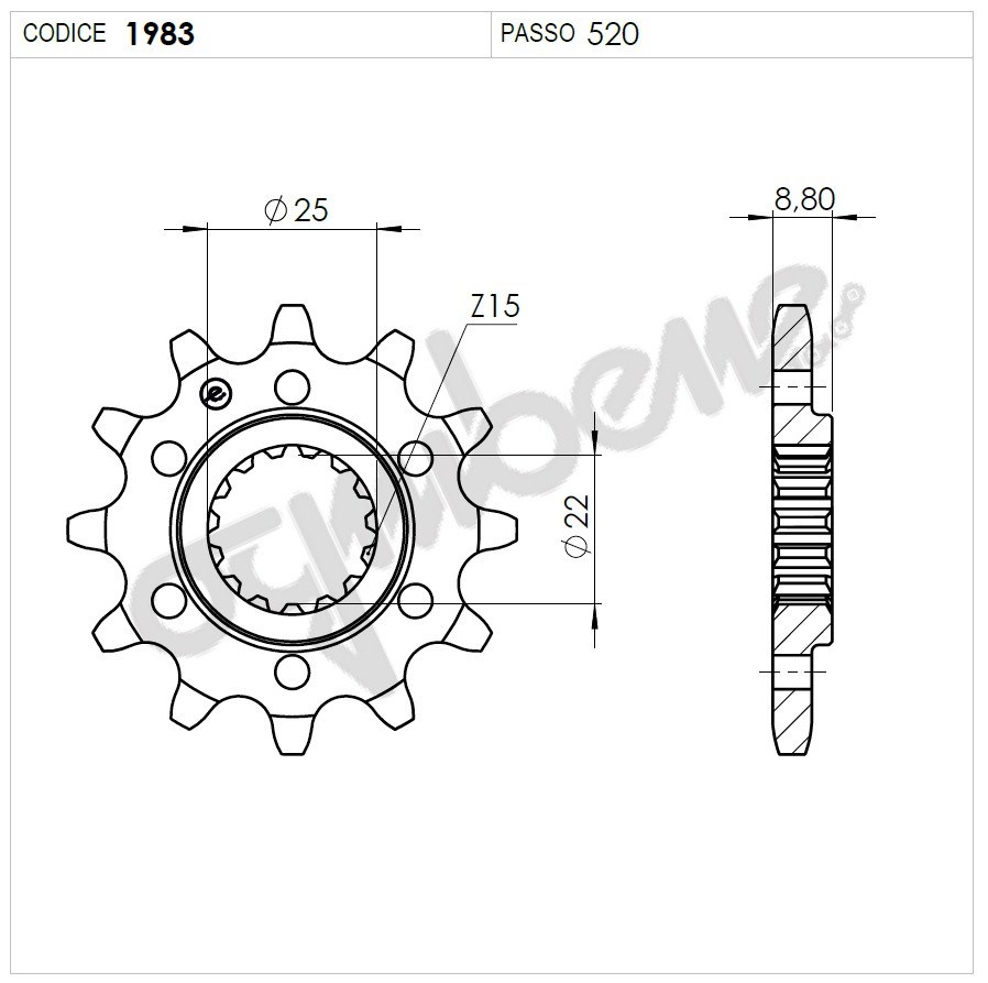 Ktm 250 Ognıbene Ön Dişli 12T