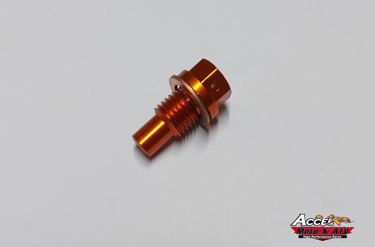 KTM ACCEL MIKNATISLI YAĞ VİDASI TURUNCU