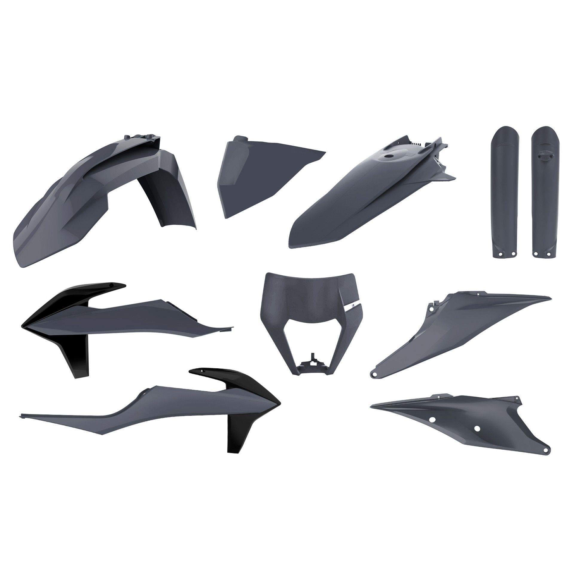 KTM EXC 20 POLISPORT GRENAJ SET GRİ