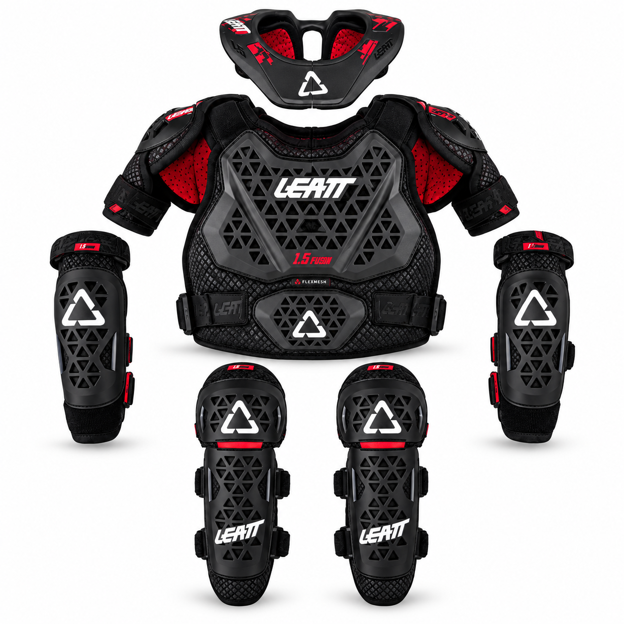 Leatt 1.5 Max Mini Çocuk Vücut Koruma Dirseklik Dizlik Set