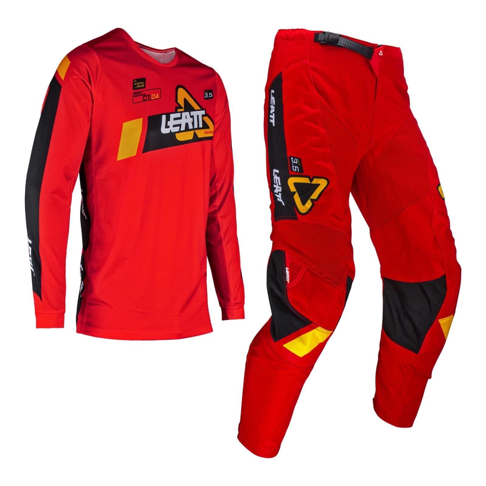 LEATT 3.5 ÇOCUK MİNİ JERSEY PANTOLON TAKIMI KIRMIZI