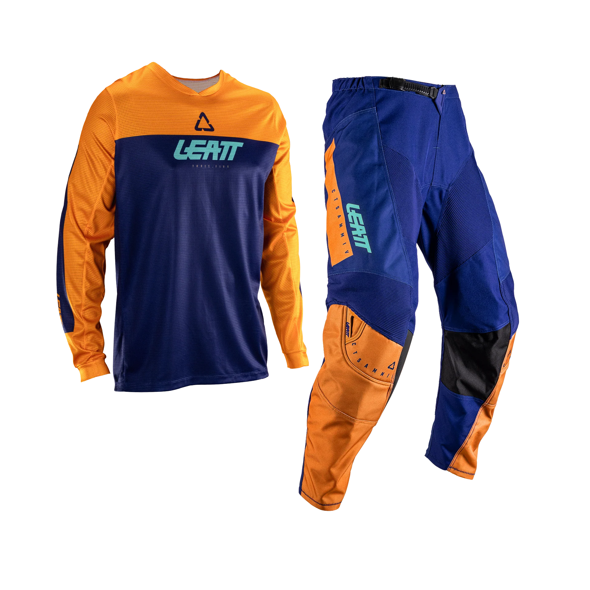 Leatt 3.5 Turuncu Motosiklet Jersey Pantolon Takımı