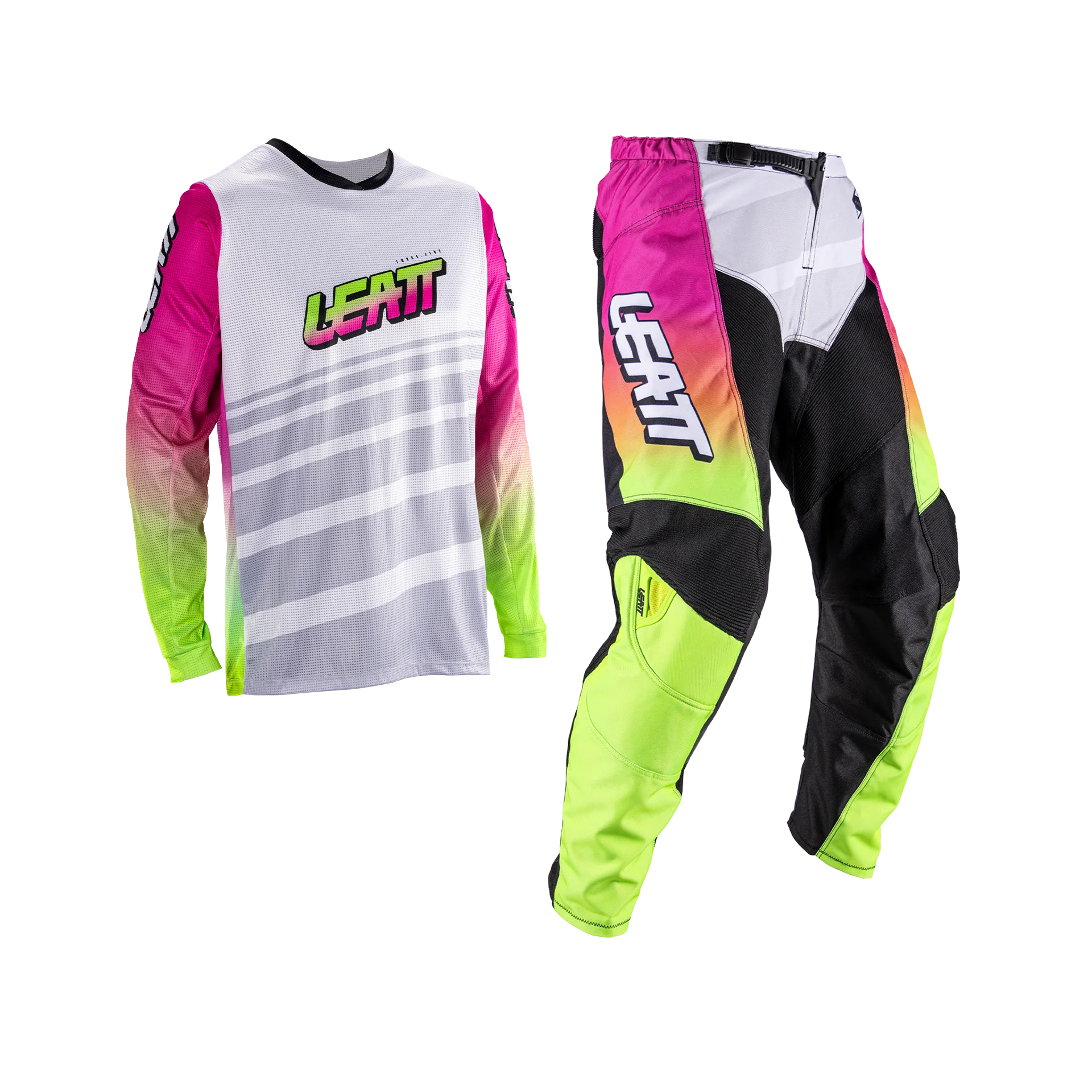 Leatt 3.5 Çocuk Pembe Motosiklet Jersey Pantolon Takımı