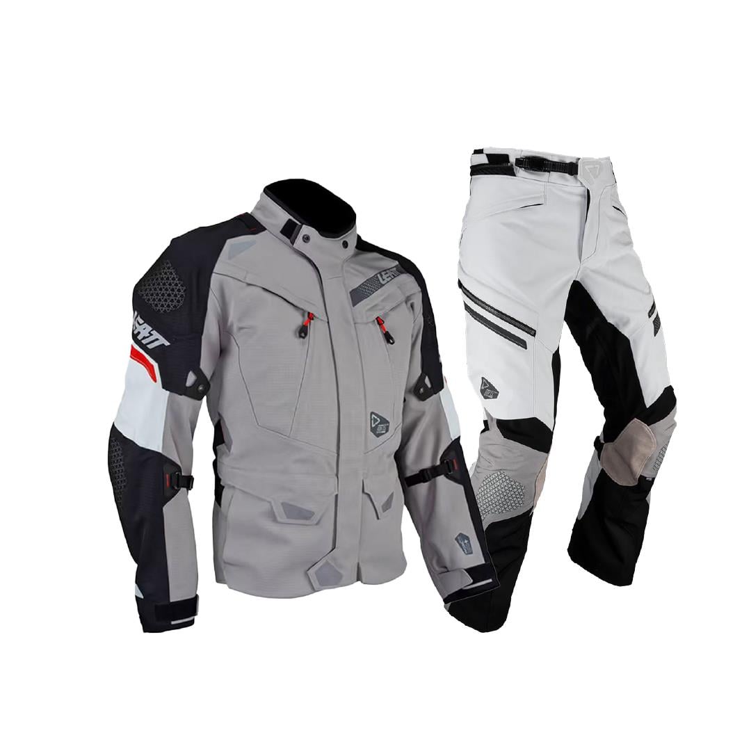 Leatt Adv 7.5 Dri-Tour Gri Motosiklet Montu ve Pantolonu