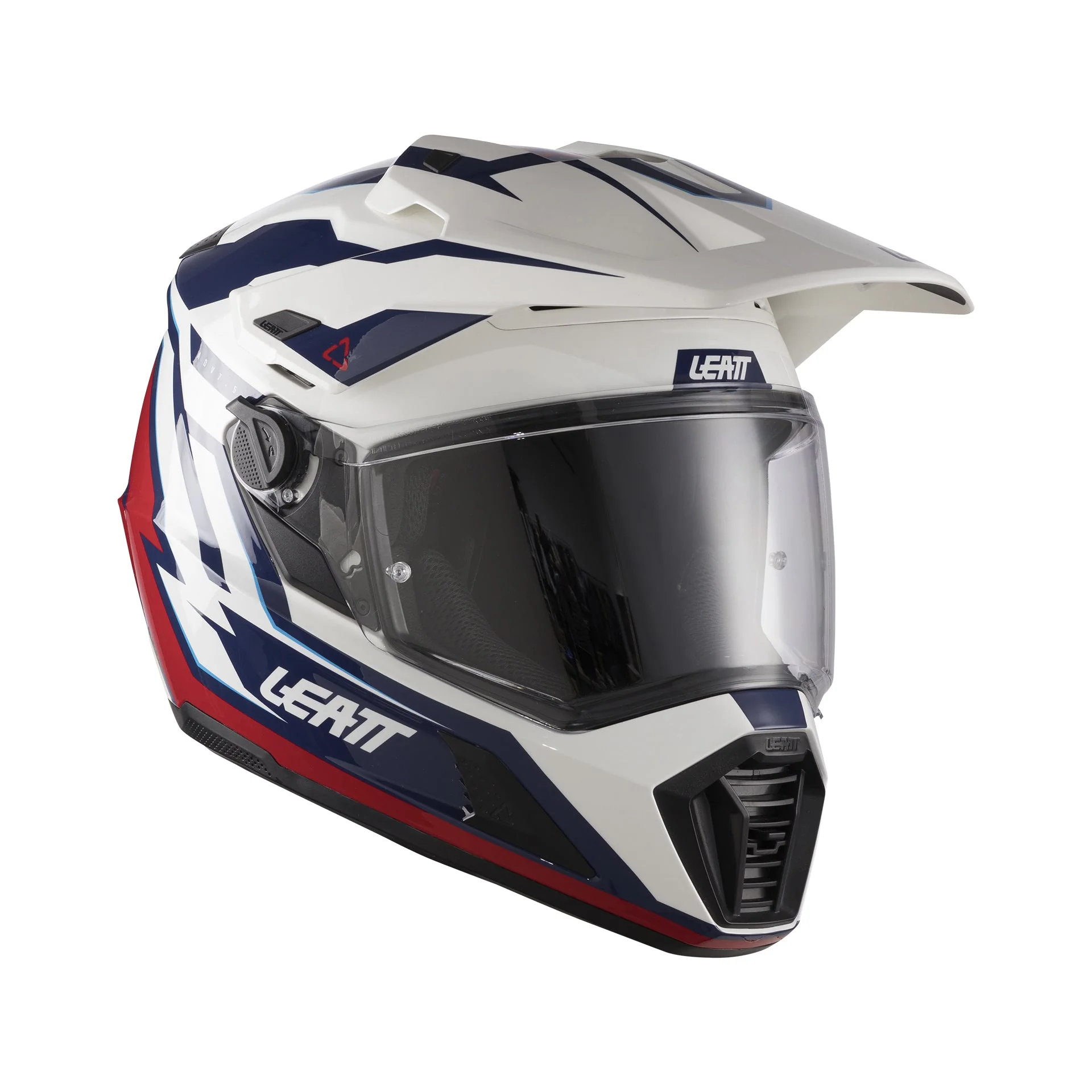 Leatt Adv 7.5 Beyaz Mavi Motosiklet Kaskı
