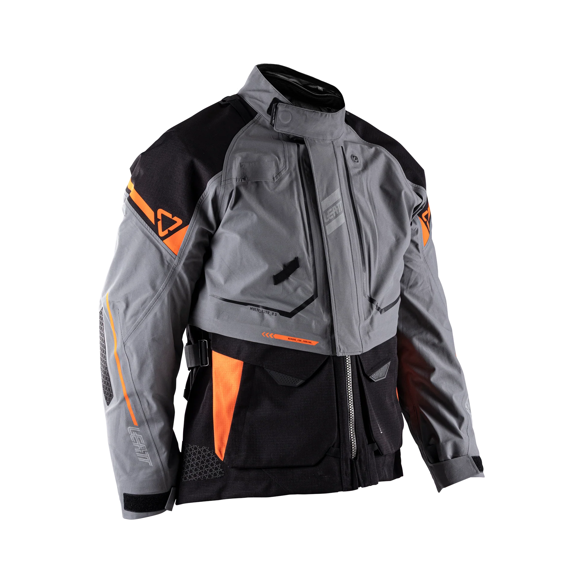 Leatt Adv Multi-Tour 8.5 Gri Motosiklet Montu