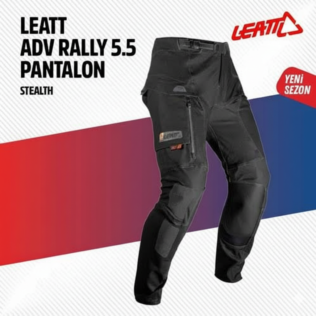 Leatt Adv Rally 5.5 Siyah Motosiklet Pantolonu