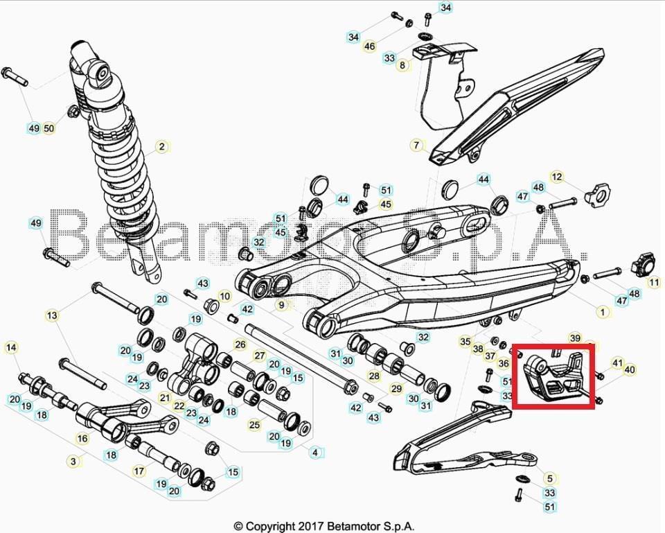 LOWER CHAIN GUIDE BETA ORJ YP B2