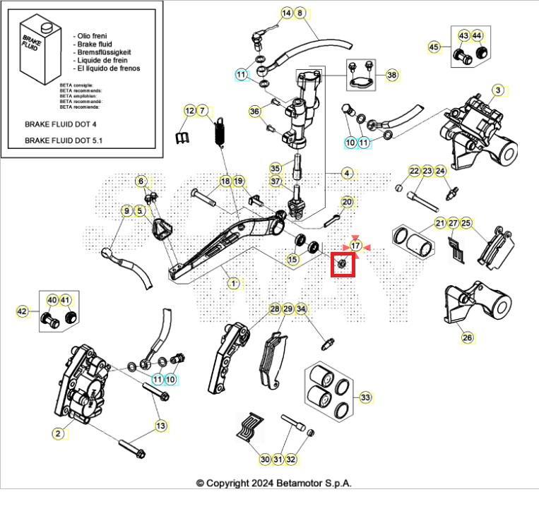 NUT M10X1.25 BETA ORJ YP B5