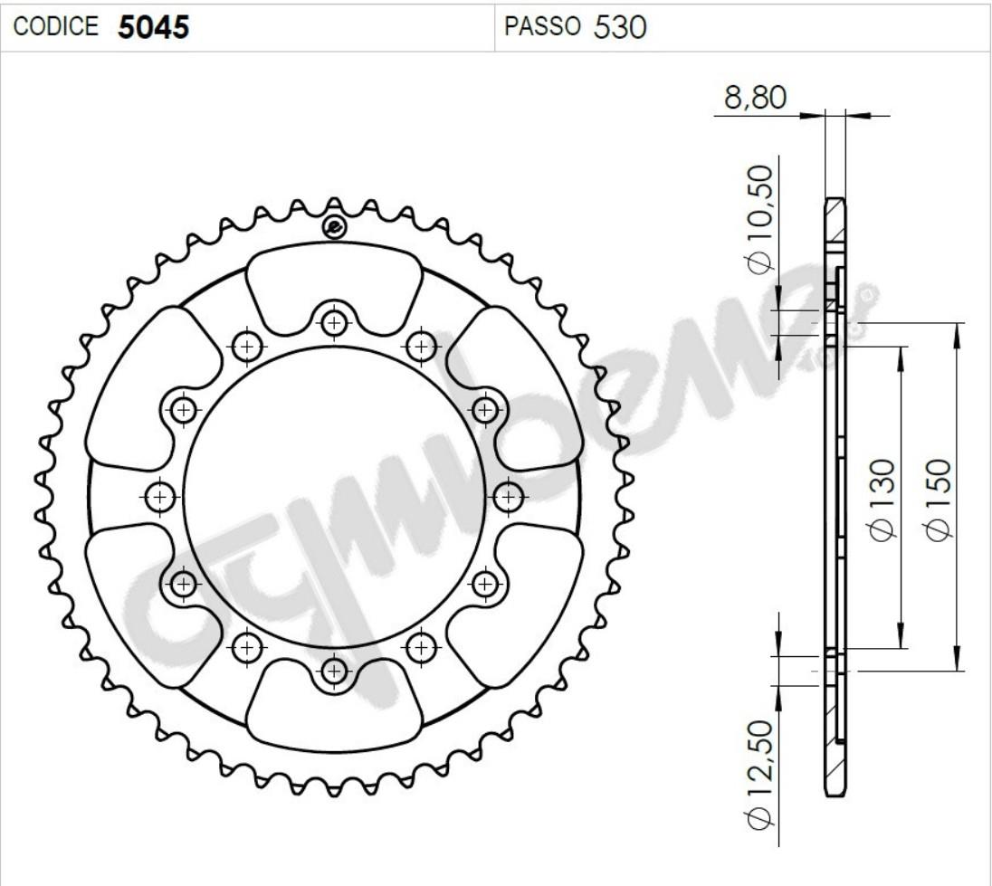 OGNIBENE ARKA DİŞLİ 39T