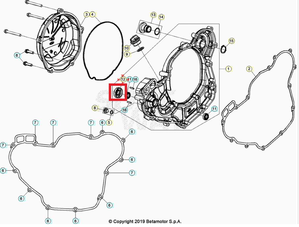 OIL SEAL 12.30.7 BETA ORJ YP B5