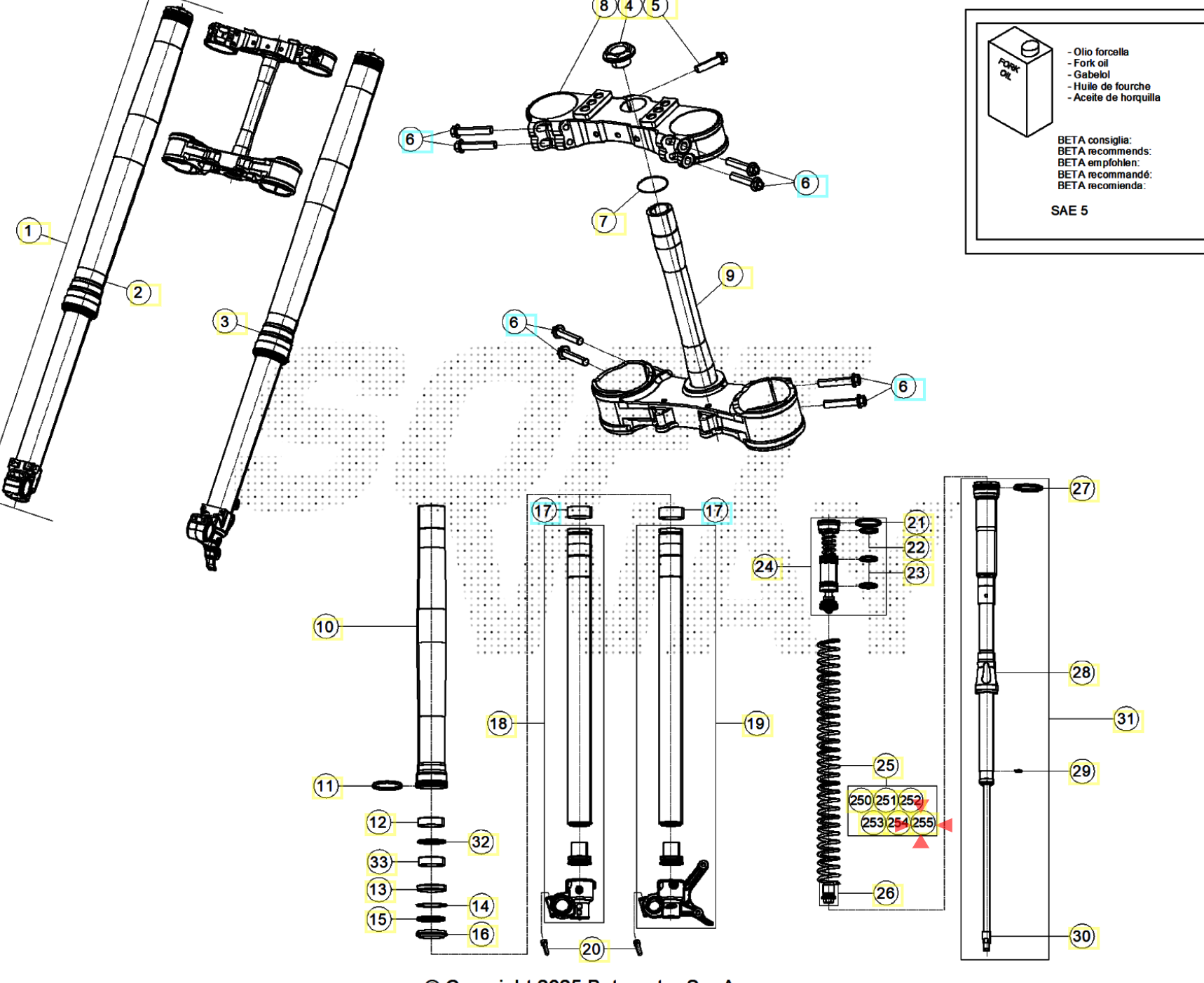 Ön Amortisör Yayı K 4.6 N Beta Orj Yp