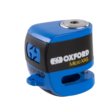 Oxford Mıcro Xa5 Alarmlı Disk Kilidi Mavi